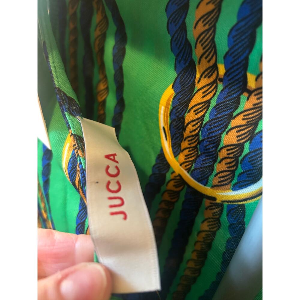 NWT JUCCA Green Italian Nautical Rope Bodycon Tunic Top - XS - Picture 6 of 7